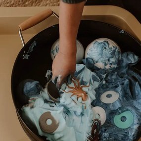 Tazze impilabili in silicone, oceano