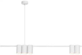 Lampadario a sospensione con filo GENESIS 7xGU10/8W/230V bianco