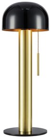 Lampada da tavolo in nero e oro (altezza 46 cm) Costa - Markslöjd