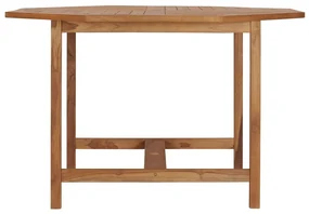 Tavolo pranzo da giardino Ø110x110x75 cm legno massello di teak