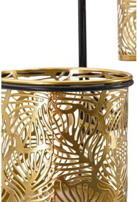 Gancio portavaso in metallo ø 14 cm (altezza totale 48 cm) Double Hong – Mauro Ferretti