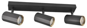 Faretto NICEA 3xGU10/10W/230V nero