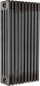 Termosifone in acciaio tubolare 4 colonne 10 elementi interasse 535 mm ERCOS Comby grigio