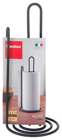 Porta asciugamani da cucina nero My Roll Lava Myroll - Metaltex