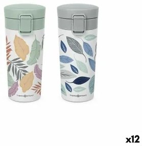 Tazza Thermos con Coperchio ThermoSport Fogli 360 ml (12 Unità)