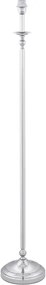 Brilagi - Lampada da terra LED CERIA 1xE27/60W/230V Ø 45 cm cromo lucido/bianco