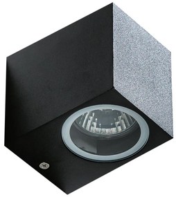 Azzardo AZ4267 - Applique da esterno RIMINI 1xGU10/35W/230V IP54 quadrato