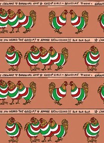 Jannelli & Volpi Carta da parati Galline Italiane - 25511