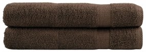 Asciugamani Premium Solund 2 Pz Marroni 100x200cm 600gsm /