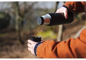 Borraccia termica nera in acciaio inox 1 l Adventure To-Go Black – Stanley