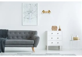 Globo 57911-2GO - Faretto ROBBY 2xGU10/35W/230V oro