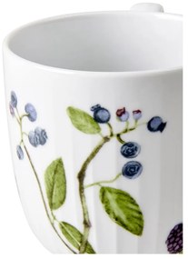 Tazza bianca in porcellana con motivo floreale 330 ml Hammershøi Summer - Kähler Design