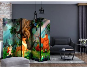 Paravento  Bear and Friends II [Room Dividers]  Colore ---, Dimensioni e Misure 225x172