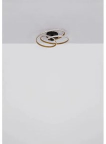 Globo 67183-40G - Lampadario a plafone LED GLYXAR LED/40W/230V oro/nero