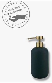 Dispenser di sapone in ceramica antracite 200 ml Lotus - Mette Ditmer Denmark