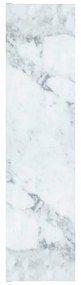 Pannello mdf decoro marmo Carrara lucido L 120 x H 60 cm Sp 19 mm multicolore