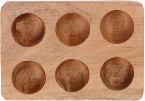 Portauova in legno di acacia Dalbert