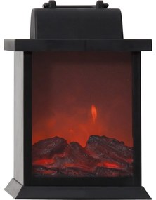 Decorazione luminosa a LED con imitazione di fiamma, larghezza 15 cm Fireplace - Star Trading