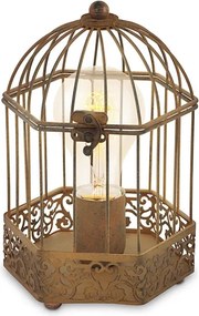 Eglo 49287 - Lampada da tavolo HARLING 1xE27/60W/230V