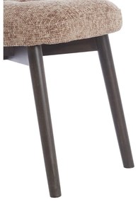 Set di sedie da pranzo marrone in imbottito 2 pz Sinosa – Light &amp; Living