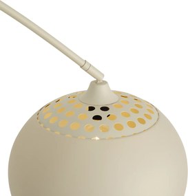 Lampada ad arco moderna beige con base in marmo - XXL