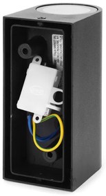 Aigostar - Applique da esterno 2xGU10/35W/230V nero IP54