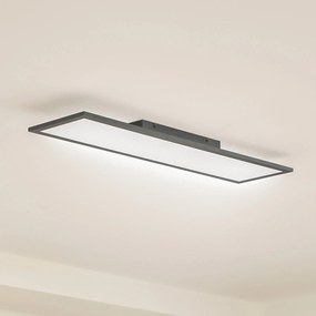 Pannello LED Enhife di Lindby, nero, 80x20 cm