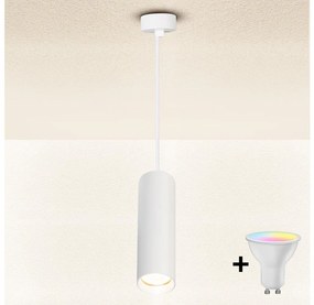 Brilagi - Lampadario a sospensione LED dimmerabile su cavo SELE 1xGU10/6,5W/230V bianco