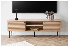 Mobile TV di colore naturale con effetto rovere 40x50x150 cm Kyoto – House Nordic