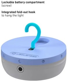 Ledlenser KIDCAMP6 RAINBOW - Lampada portatile dimmerabile a LED/3xAAA IP44 blu