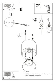 Plafoniera da Soffitto in Alluminio QUAD 1 GU10 Bianca da Interno