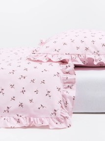 Sinsay - Set biancheria da letto in cotone - rosa pastello