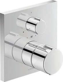 Miscelatore Termostatico Doccia 1 uscita con deviatore senza parte Incasso Cromo C1 C14200015010 Duravit