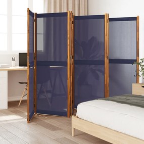 Divisorio A 6 Pannelli Blu Scuro 420x180 Cm /