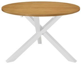 Tavolo Da Pranzo Bianco 120x75 Cm İn Mdf /