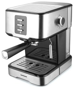 Heinner HEM-850IXBK - Macchina per caffè espresso a leva 850W/230V acciaio inox/nero