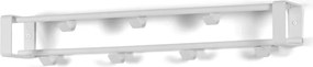 Attaccapanni da parete bianco in metallo 60 cm Rex – Spinder Design