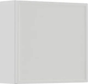 Pensile bagno Pixel Frame laccato opaco bianco, 1 anta apertura da sinistra P 17 x L 40 x H 40 cm