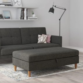 Poggiapiedi grigio scuro Lilly - Støraa