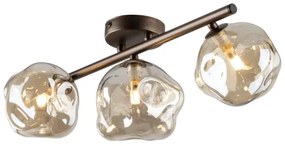 Lampadario a incasso LAVA 3xG9/8W/230V bronzo/fumé beige