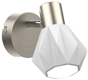 Prezent 27509 - Faretto da parete METIS 1xE14/40W/230V cromo opaco