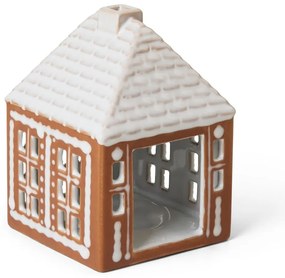 Portacandela in ceramica per lumino Gingerbread Lighthouse – Kähler Design