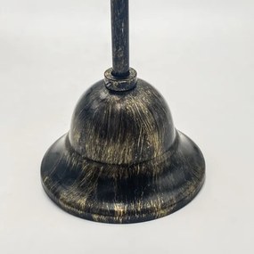 Lampadario a sospensione con catena RETRO 2xE27/60W/230V bronzo/patina