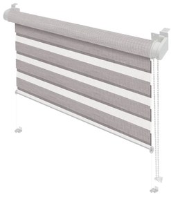 Tenda a pacchetto giorno/notte grigio tortora 42,5x150 cm Zebra Silvalin – Gardinia