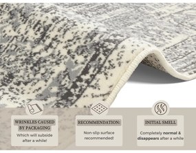 Tappeto grigio e crema Celebration , 160 x 230 cm Plume - Hanse Home