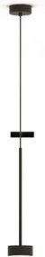Point-s1 lampada a sospensione 1 luce nero opaco con base attacco 1...