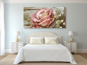 Quadro su tela – Rose vintage eleganti