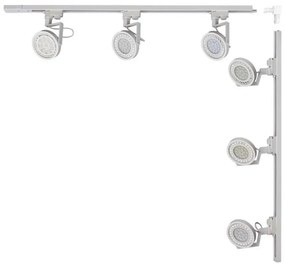 Zuma Line 3580 - Faretto per sistema a binario MASTER 6xGU10/15W/230V bianco