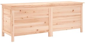 Contenitore da giardino 150x50x56,5 cm legno massello di abete