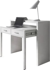 Scrivania Consolle Estraibile Salvaspazio 98x36x87 Cm Bianco Opaco
